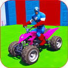 Impossible Ramp Stunts: Superhero Quad Bike أيقونة