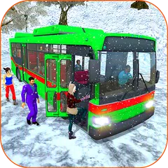 Passenger Bus Snow Mountains Drive APK download