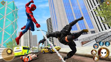 Spider Rope town SuperheroGame ポスター