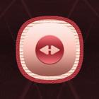 Red Wooden Pattern Icons آئیکن