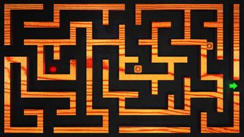 Stahlkugel Labyrinth Plakat
