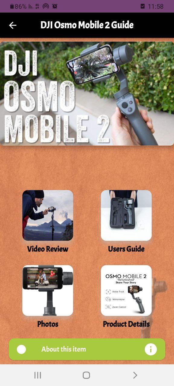 Dji Go Osmo Mobile 2 App Android DJI Osmo Mobile 2 Guide APK for Android Download