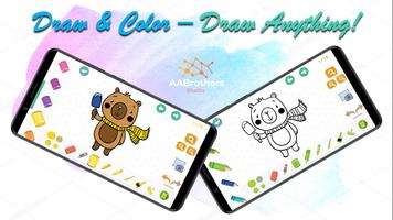 Vẽ & Màu - Trò chơi Vẽ cho Trẻ em ảnh chụp màn hình 1