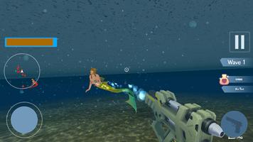 Cute Mermaid Rescue Underwater capture d'écran 3