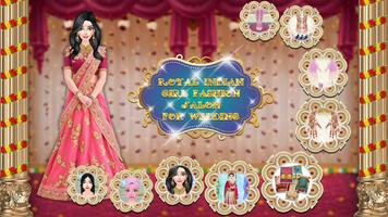 Royal Indian Girl Fashion Salon For Wedding постер