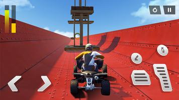 Flying ATV Crash: Quad Stunts Screenshot 1