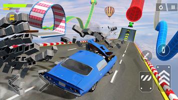 Flying Car Crash: Real Stunts Affiche