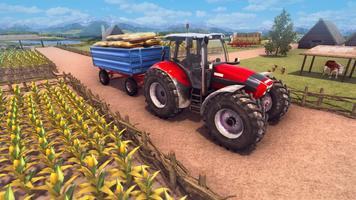 Modern Tractor Game 3d Farming ポスター