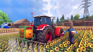 Modern Tractor Game 3d Farming اسکرین شاٹ 1