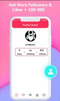 TikBoost: tiktok followers & fans & tiktok like Cartaz