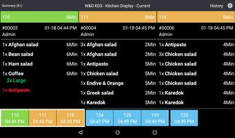 W&O Kitchen Display System KDS পোস্টার