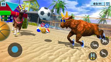 Super Goat Hero Simulator Game الملصق