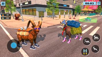 Super Goat Hero Simulator Game ภาพหน้าจอ 1