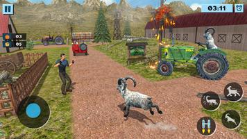 Super Goat Hero Simulator Game ภาพหน้าจอ 2