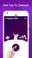 Rabbit VPN - Fast Hotspot & Unlimited Secure Proxy โปสเตอร์