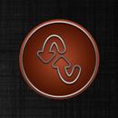 Orange - Silver Line Icon Pack APK