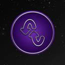 Purple - Silver Line Icon Pack APK