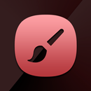 Red Acrylic Icon Pack APK