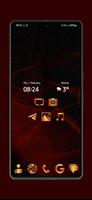 Red Hipster Icon Pack Poster