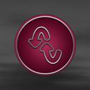 Red - Silver Line Icon Pack APK