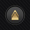 Slate Gray - Gold Icons APK