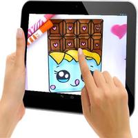 How To Draw Cute Chocolate screenshot 2