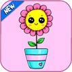 How To Draw Cute Flowers Easy