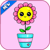 How To Draw Cute Flowers Easy icon