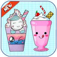How To Draw Cute Sweet Drinks poster