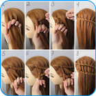 آیکون‌ Hairstyle Tutorials for Girls layered hairstyles