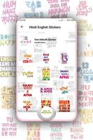 Hindi & English Stickers for Whatsapp capture d'écran 1