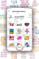 Hindi & English Stickers for Whatsapp capture d'écran 3