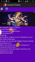 Ganesha Chalisa-Meaning &Video capture d'écran 1