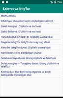 Salovot va istig'for screenshot 1