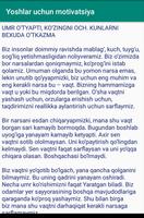 Yoshlar uchun motivatsiya Ekran Görüntüsü 2