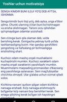 Yoshlar uchun motivatsiya Ekran Görüntüsü 3
