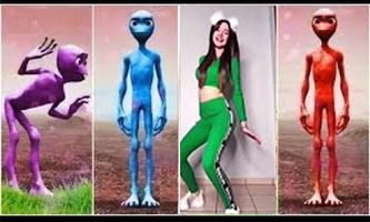 La danse extraterrestre verte Affiche