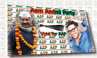 برنامه‌نما Aam Aadmi Party Photo Frame عکس از صفحه