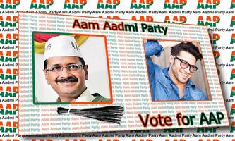 Aam Aadmi Party Photo Frame imagem de tela 1