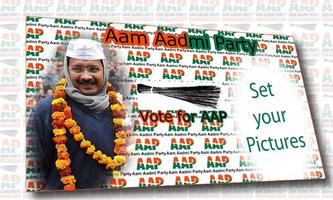 برنامه‌نما Aam Aadmi Party Photo Frame عکس از صفحه