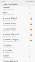 NZ Myanmar Physical Keyboard تصوير الشاشة 2