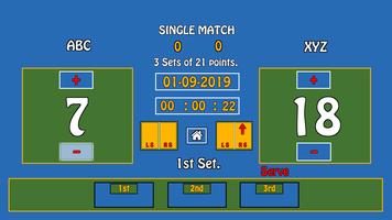 Ultimate Badminton Scoreboard captura de pantalla 2