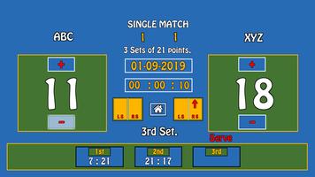 Ultimate Badminton Scoreboard captura de pantalla 3