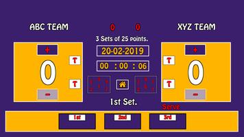 برنامه‌نما Ultimate Volleyball Scoreboard عکس از صفحه