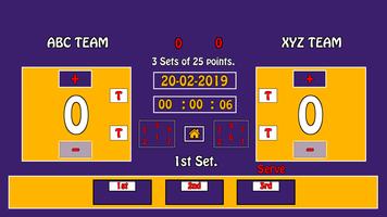 Ultimate Volleyball Scoreboard capture d'écran 3