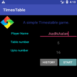 Times Table game for kids icon