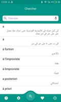 Français-Arabe Dictionnaire Affiche