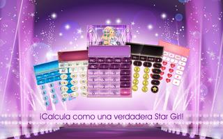 Calculadora Star Girl captura de pantalla 3