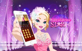 Calculatrice Star Girl Affiche