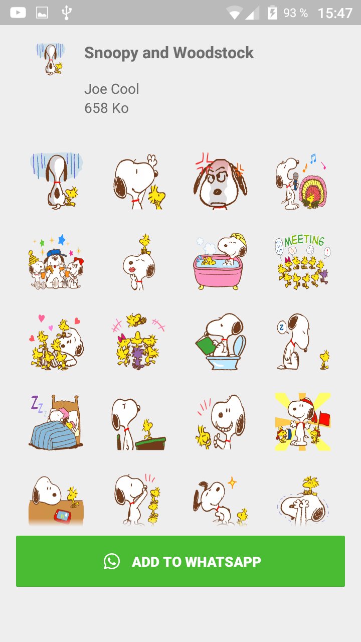 Snoopy Bus Stickers For Whatsapp Wastickerapps Hd For Android